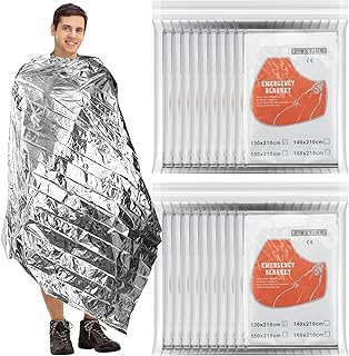 Clickinline 20 PCS Emergency Foil Blanket – 83