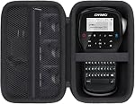 Label Printer Case Compatible with DYMO Label Maker LabelManager 160/280/420P Portable Label Maker(Black Case)