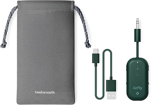 Vista 35 de Twelve South AirFly SE Adaptador de transmisor de audio inalámbrico Bluetooth para AirPods/auriculares, batería de más de 20 horas, funciona