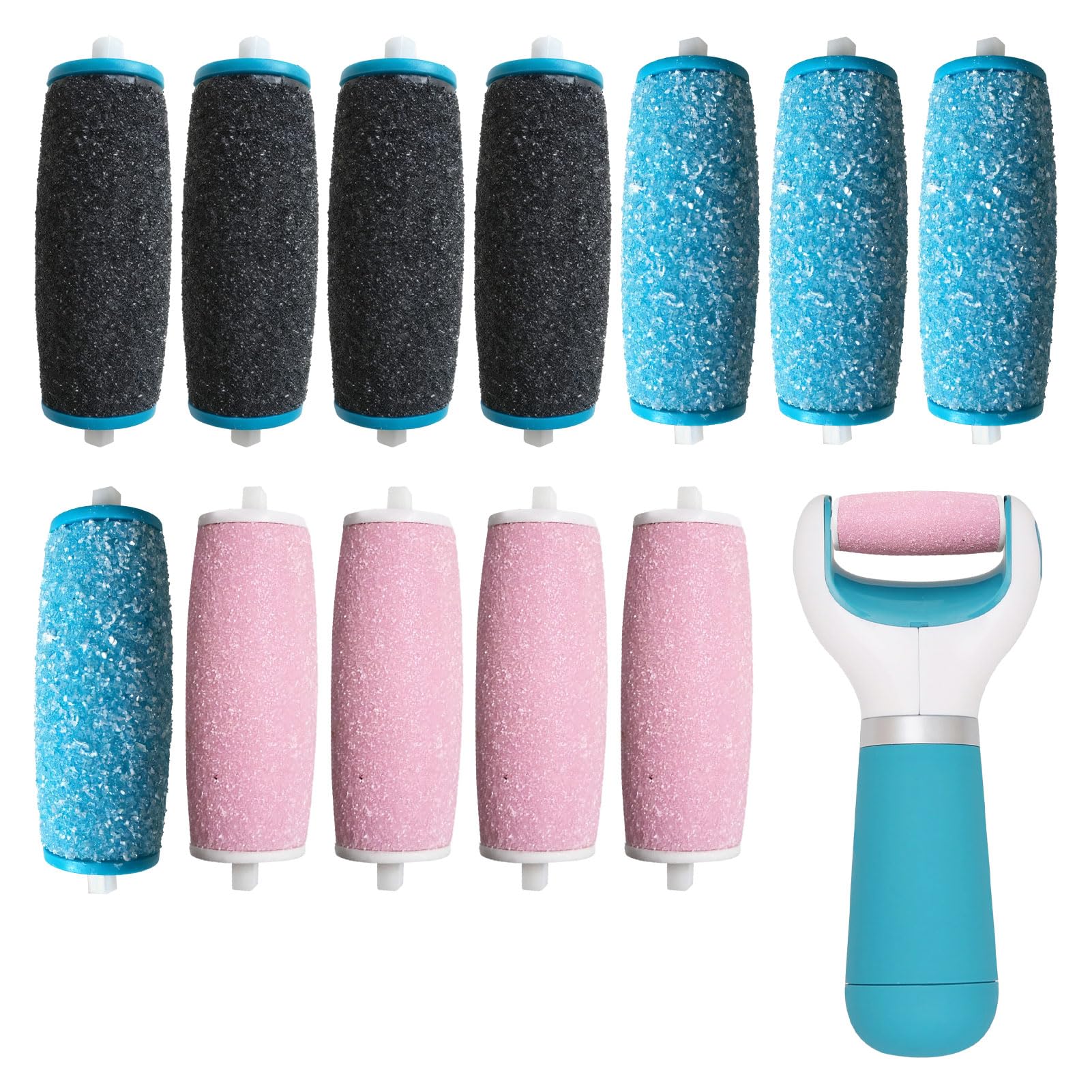 Recharge Scholl Rapide Electrique 12 Pièces Pieds, Soins Pieds Sains, Scholl Pedicure Electrique