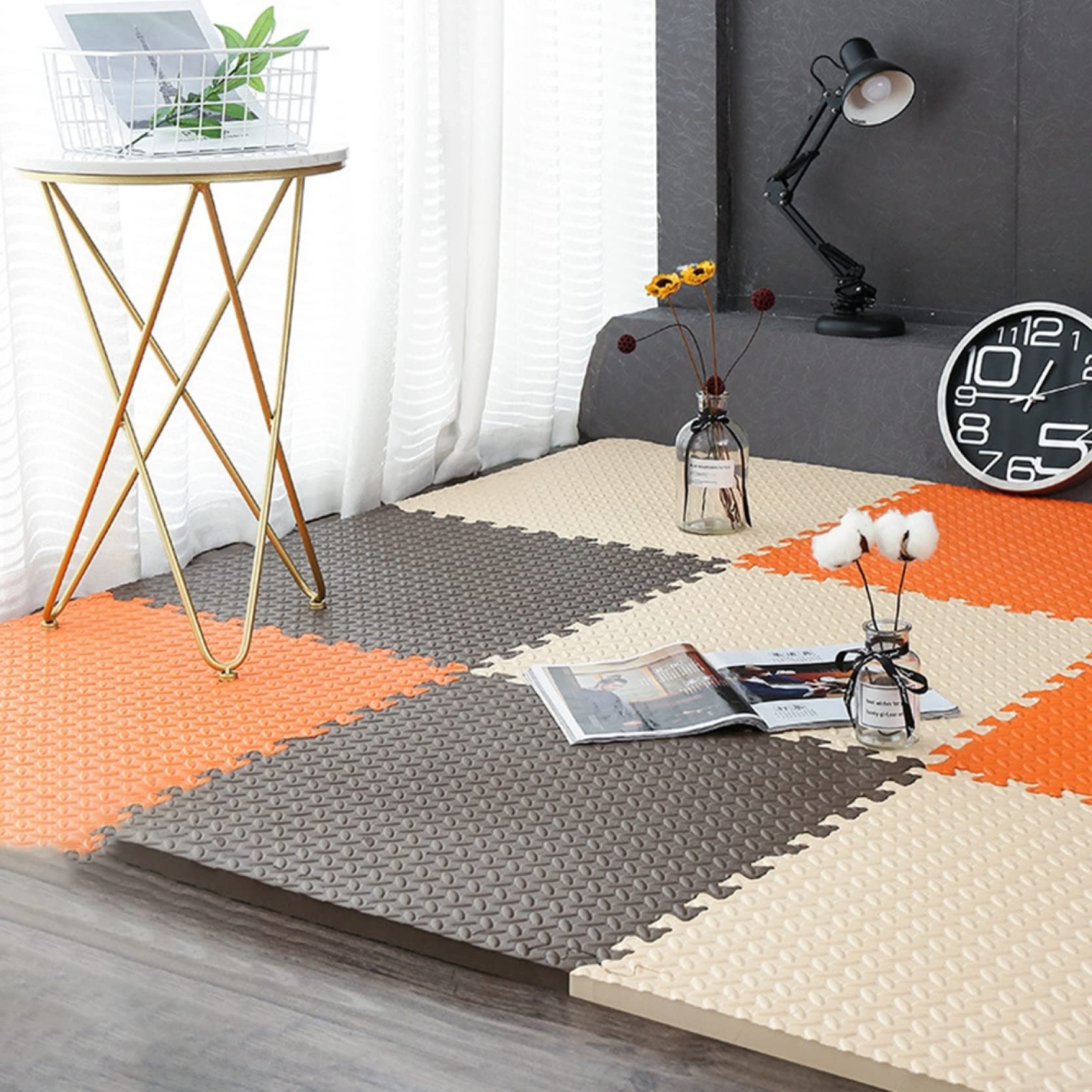 Amazon.co.jp: ジョイントマット カラフル 60cm 30cm 防音効果