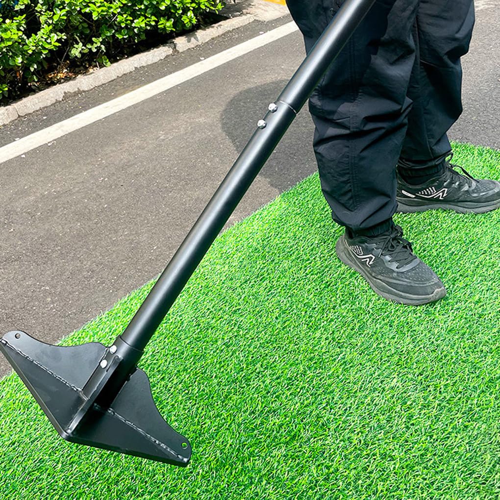 Apisonador de tierra ergonómico, duradero y material, operación con un botón, apisonador manual de tierra, grava y herramientas para patios.