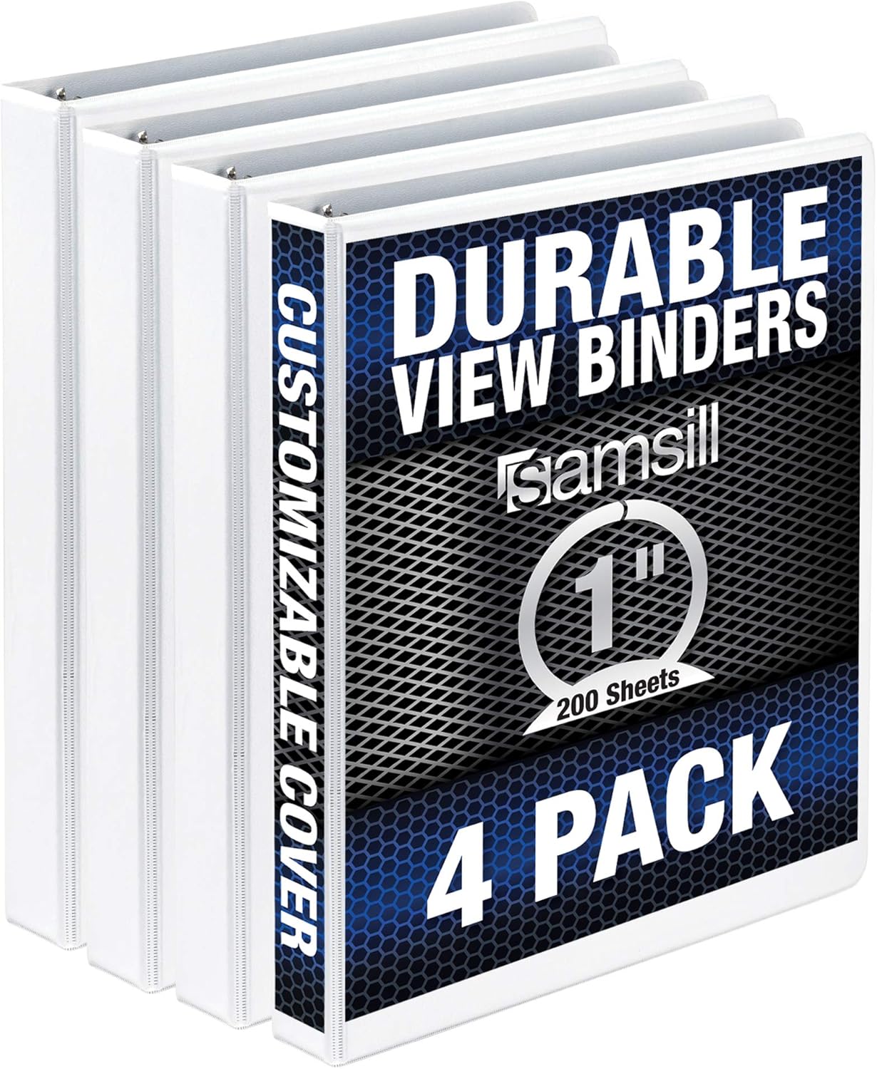 Reference Ring Binders Binders Bulk Binders Renewed White Samsill