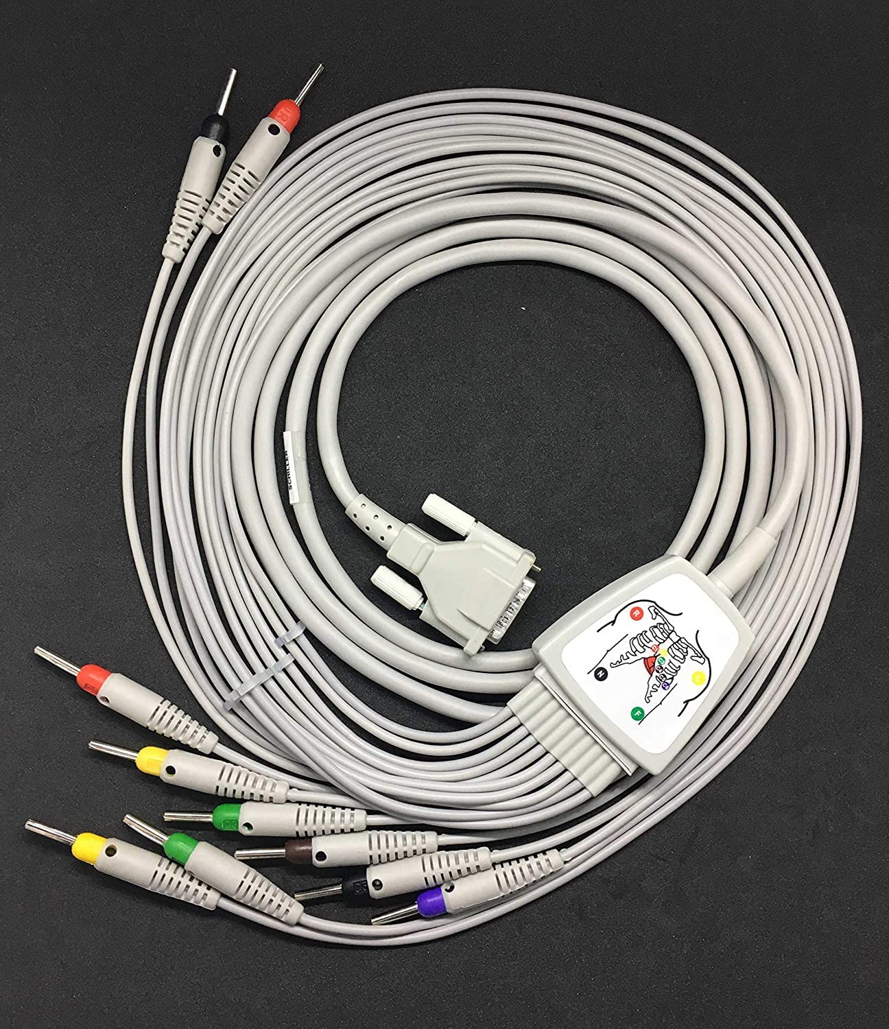 DrShop 10 Lead ECG Cable Compatible with BPL(6108T, 6208View, 9108, 9108D)/Schiller (AT1,AT2, AT-101, AT-102) /Bionet/Nidek/Contec/biomedics/UNI-EM/RMS/clarity/Zoncare) 4mm 15 Pin Banana Type. (B0BHPBCDT6) Amazon Price History, Amazon Price Tracker
