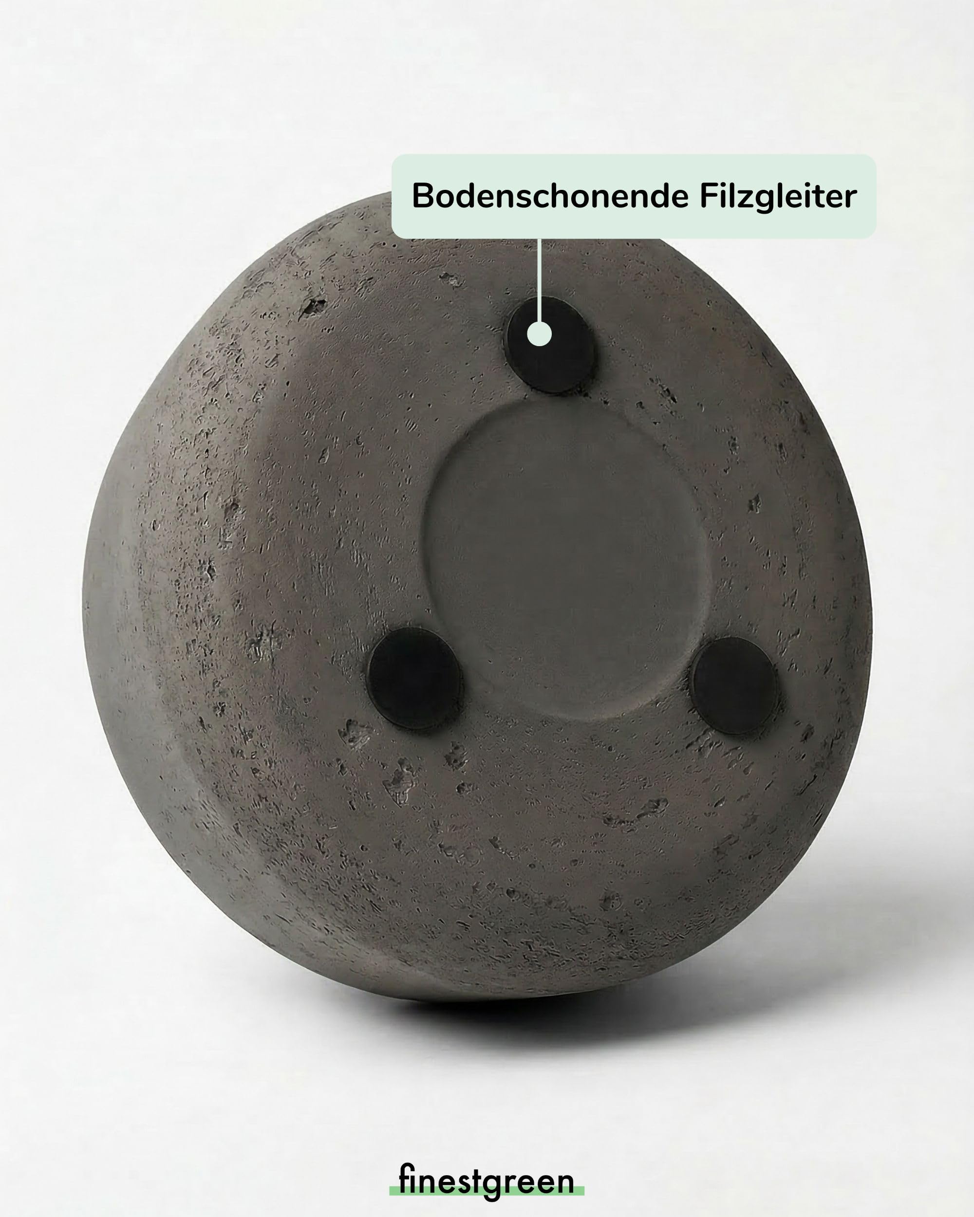 Eileen Pflanzschale Mocha S | Blumenschale für Innen- und Außenbereich, Frostfest, UV-Beständig, wasserdicht