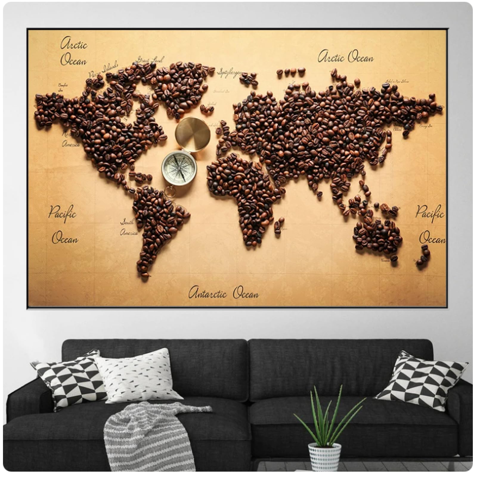 1928年￼当時￼物￼ アメリカコーヒーブランド「MJB Coffee」ポスター