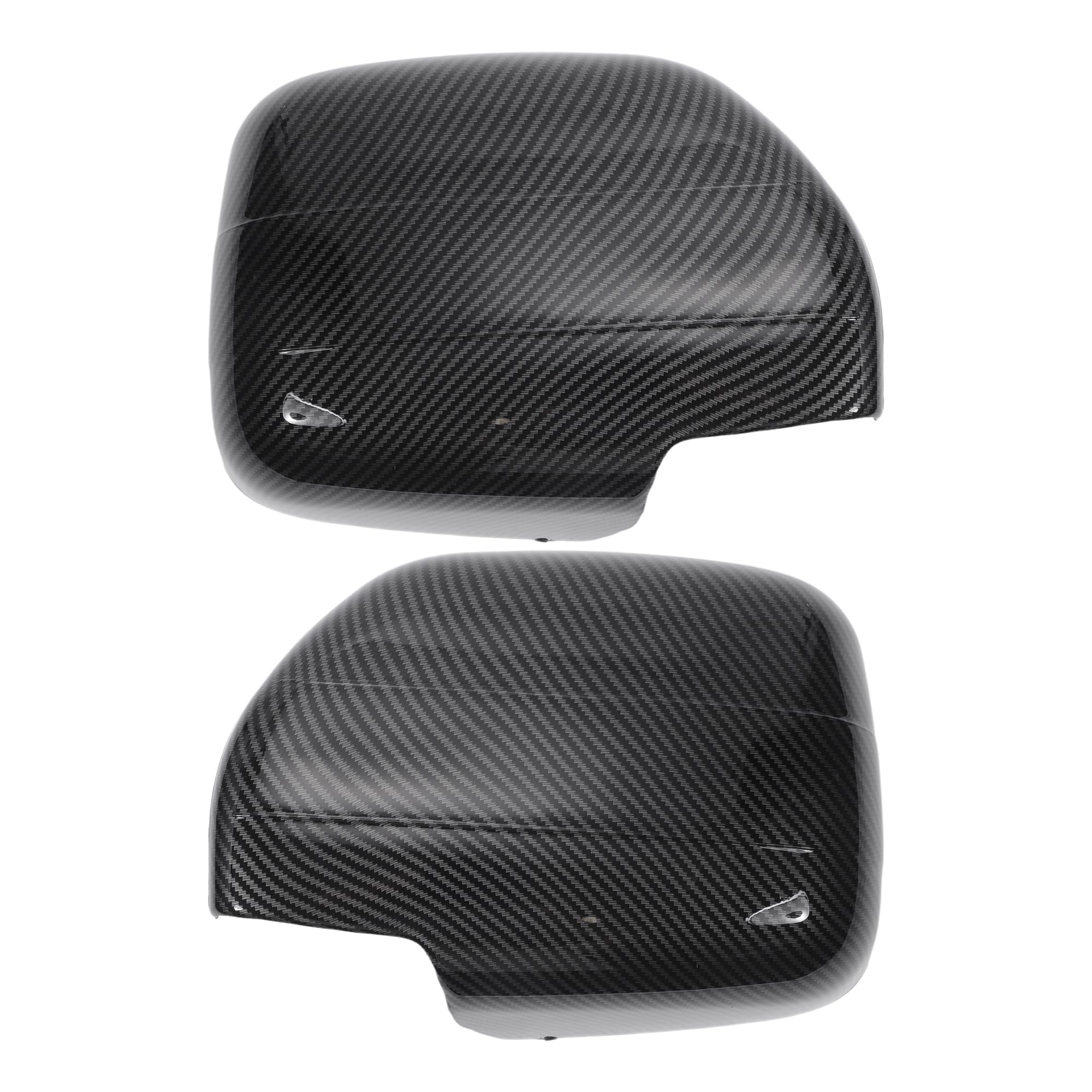 Photo 1 of X AUTOHAUX Pair Car Rear View Driver Passenger Side Mirror Cover Cap Overlay Black Carbon Fiber for Lexus LX470 1998-2007 for Toyota Land Cruiser Mirror Guard Covers Exterior Decoration Trims
