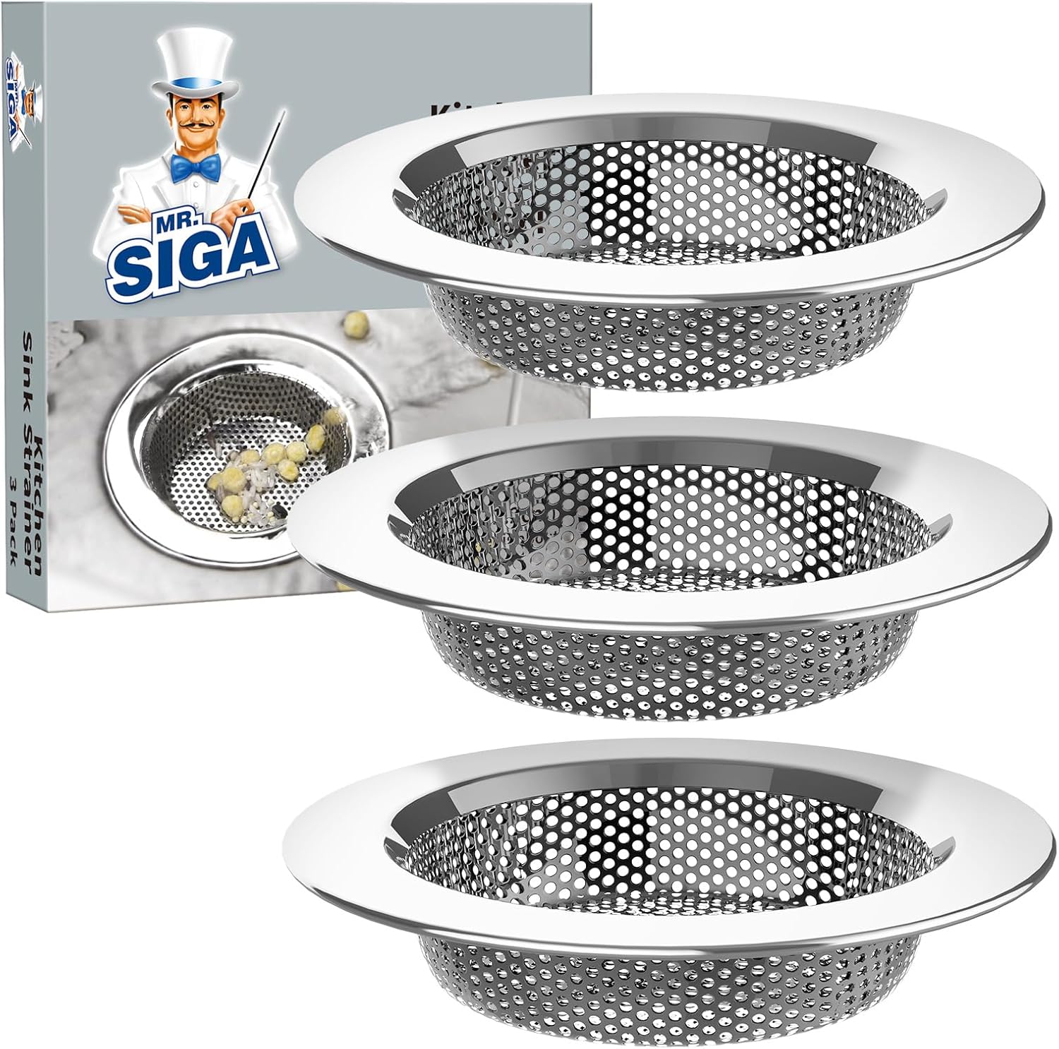 MR.SIGA Kitchen Sink Strainer