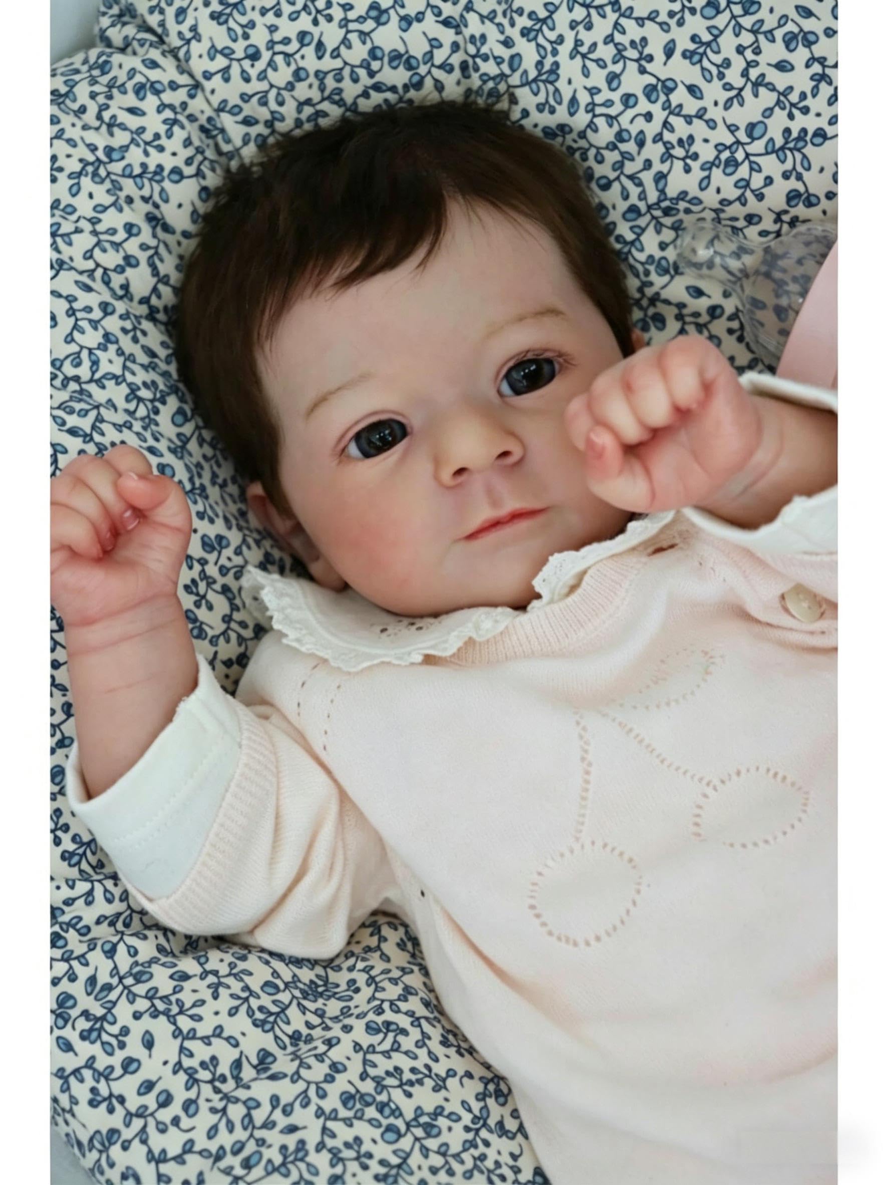 RXDOLL Realistyczne lalki Reborn Baby Dolls silikonowe na całe ciało, winylowe, 45 cm, anatomicznie poprawne lalki dla niemowląt, które wyglądają jak prawdziwe życie, zabawka dla dzieci, zabawka do