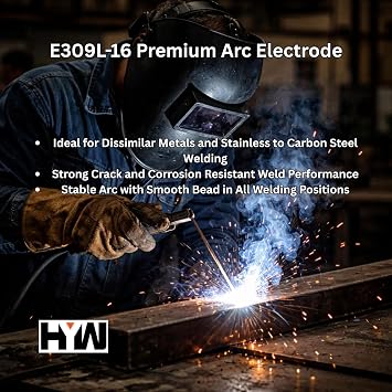 E309L-16 5/32 x 14 Stainless Steel Electrode 1/2-lb 1-lb 2-lb 5-lb 10-lb (10 lbs)