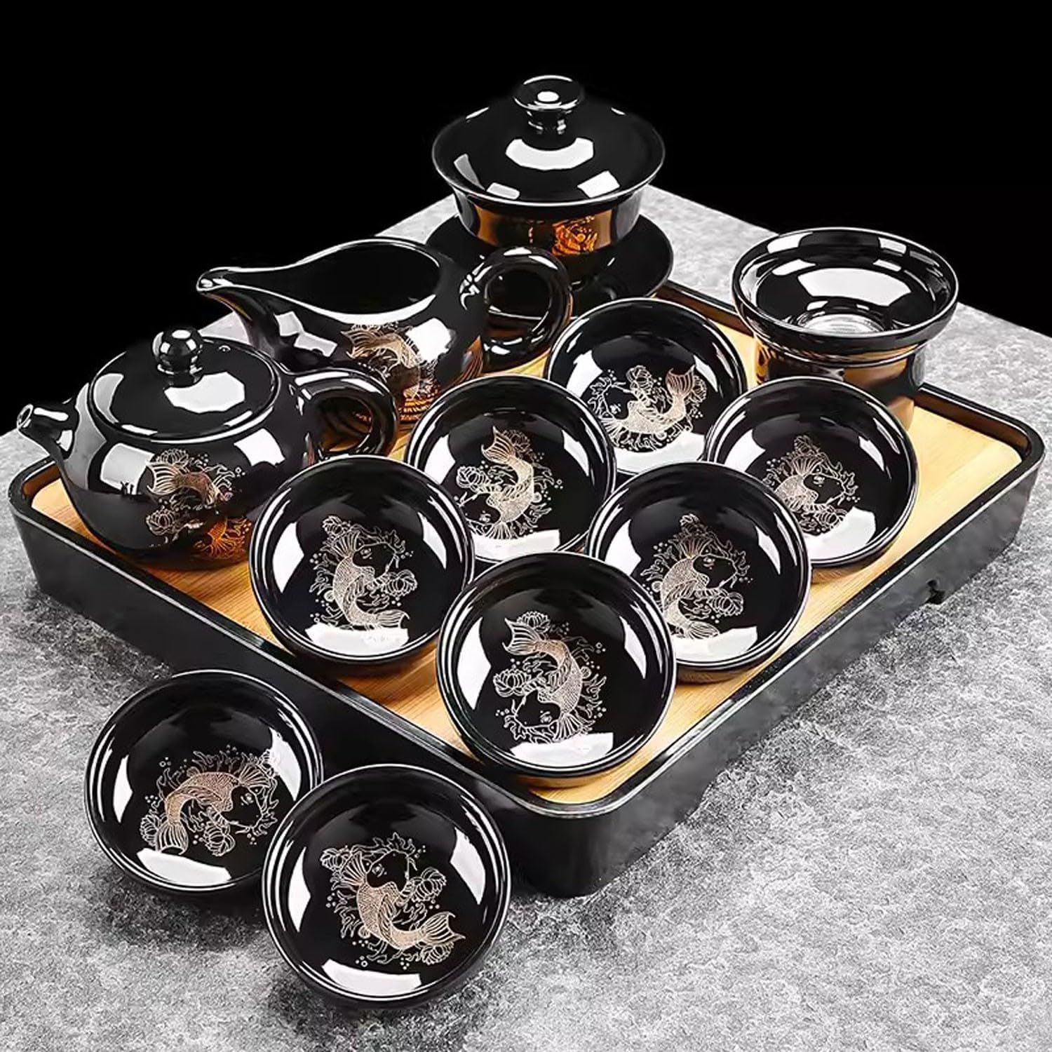 煎茶 朱塗 天目茶托 五客 共箱 未使用 DT460 煎茶 朱塗 天目茶托 五客 共箱 DT460 煎茶 朱塗 天目茶托 五客 共箱