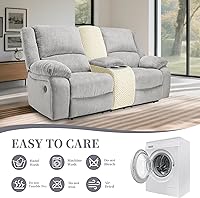 Vista 296 de Fundas 100% impermeables para sofá reclinable seccional, fundas para sofá reclinable en forma de L, funda para sofá seccional de esquina