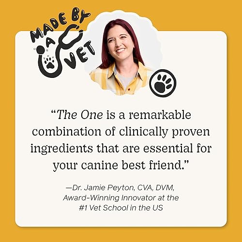 Miniatura 2 de The One Dog - Suplemento alimenticio en polvo, alivio de alergias y picazón, apoyo digestivo, apoyo cerebral y refuerzo articular con glucosamina