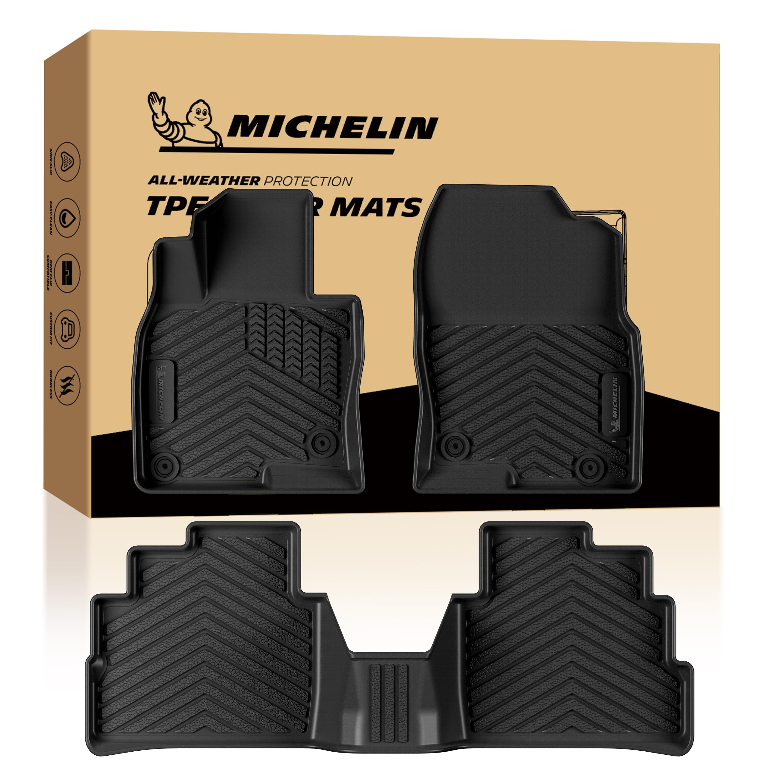 Michelin Vehicle Mats for 2017-2025 Mazda CX-5 (3 Piece)