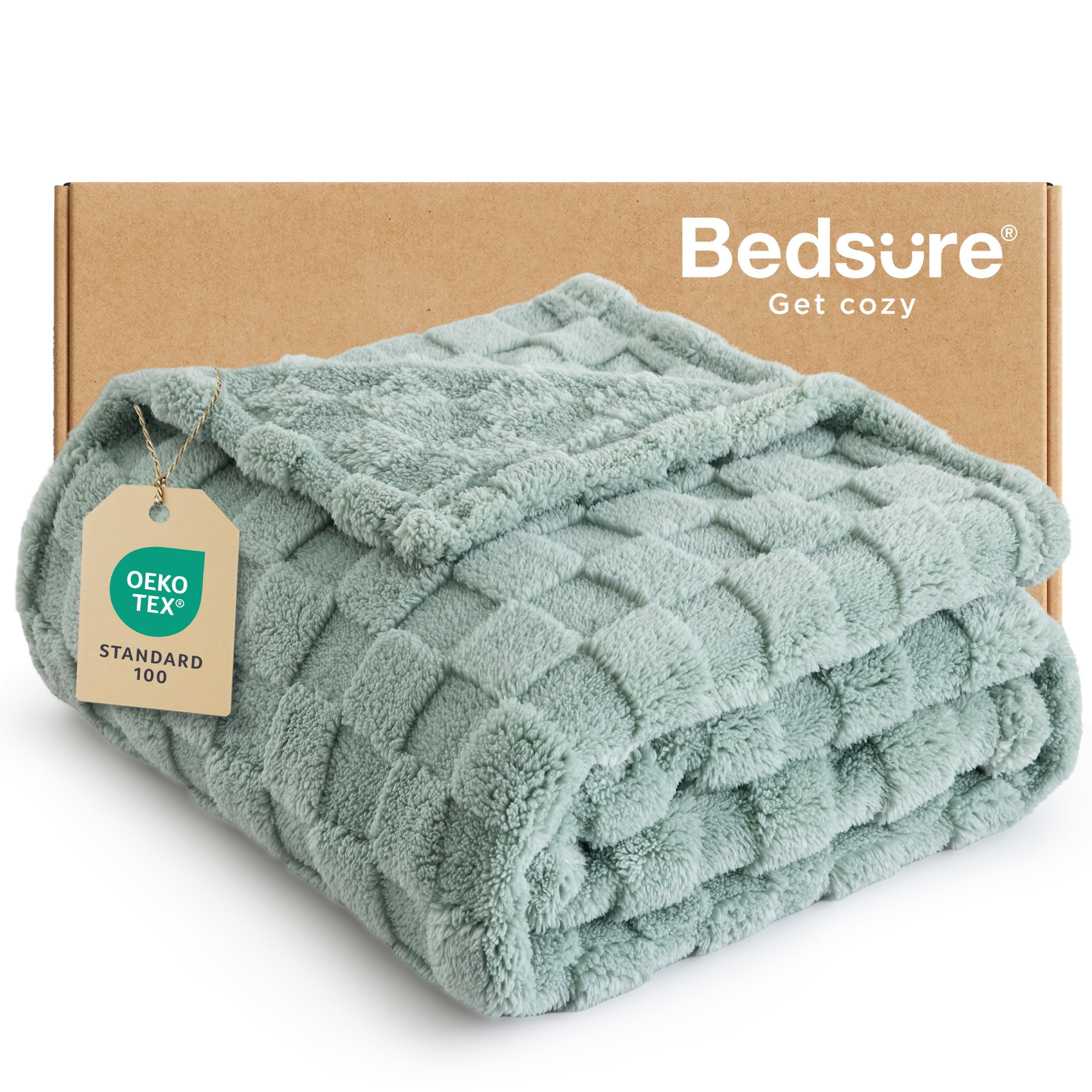 Bedsure Fleece Throw Blanket Soft Blanket for Bed, Sofa
