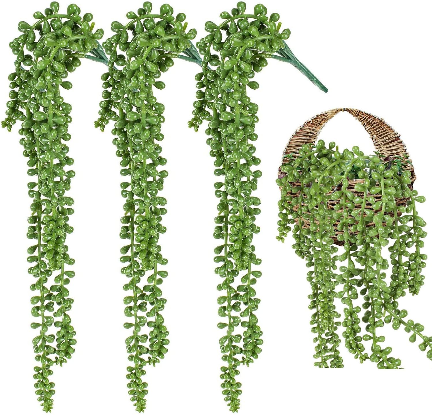 SRK Fake Succulents Artificial Plants Unpotted Fake Moss