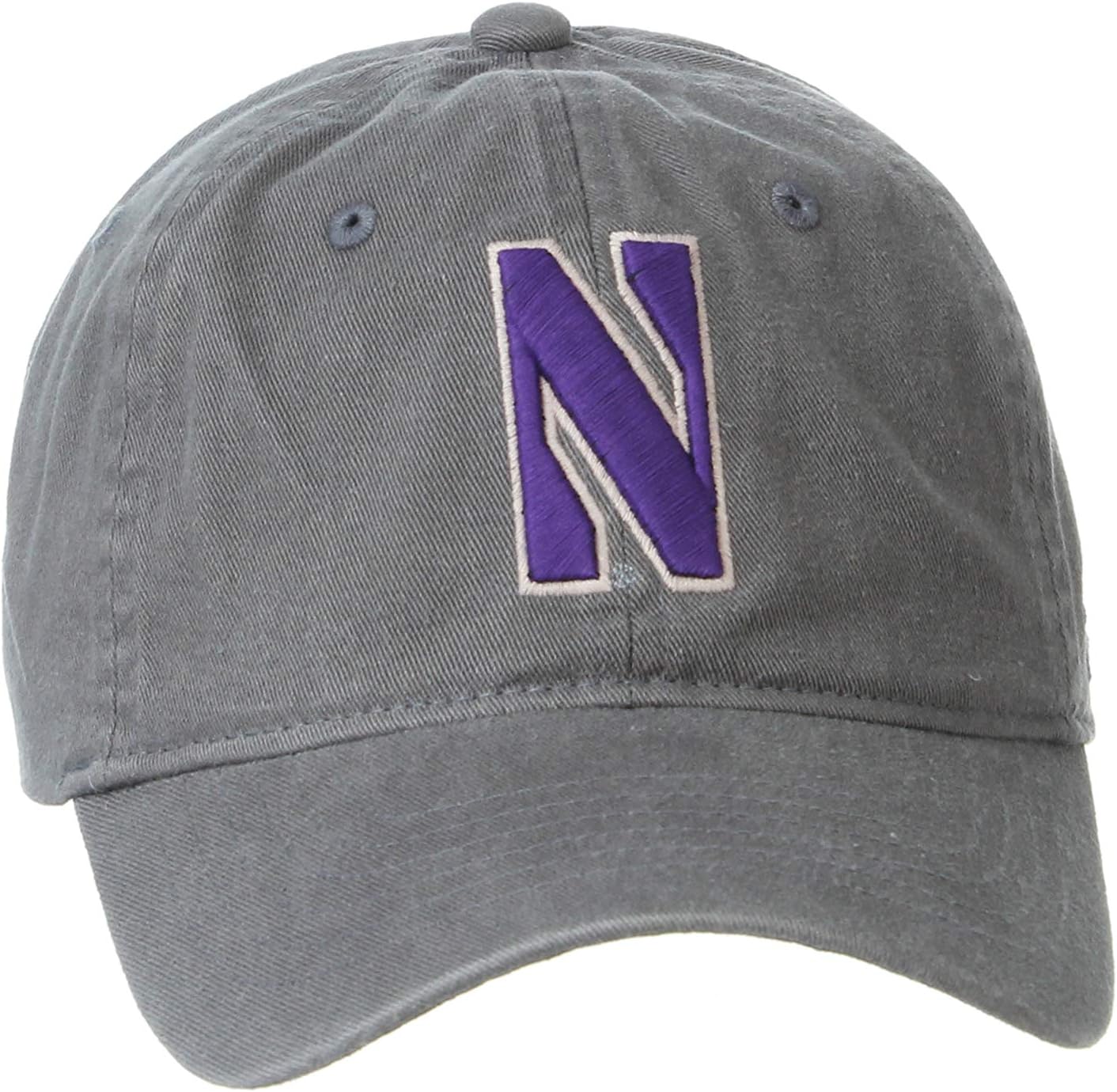 NCAA Northwestern Wildcats Mens Adjustable Scholarship Hat Charcoal, Northwestern Wildcats Charcoal, Adjustable, One size
