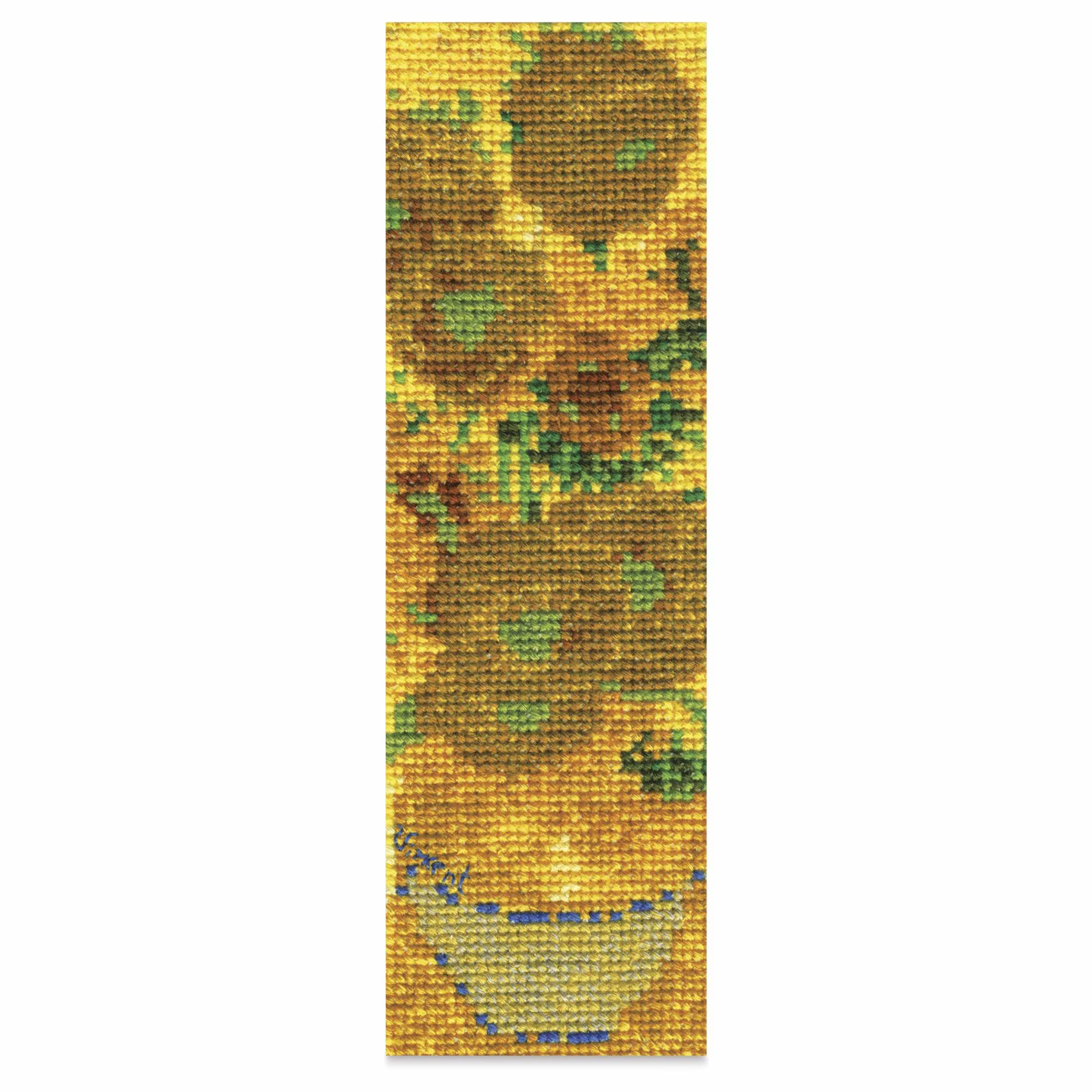 DMC - DMC Museum Collection - Sunflowers Cross Stitch Embroidery Bookmark Kit - 1 Set