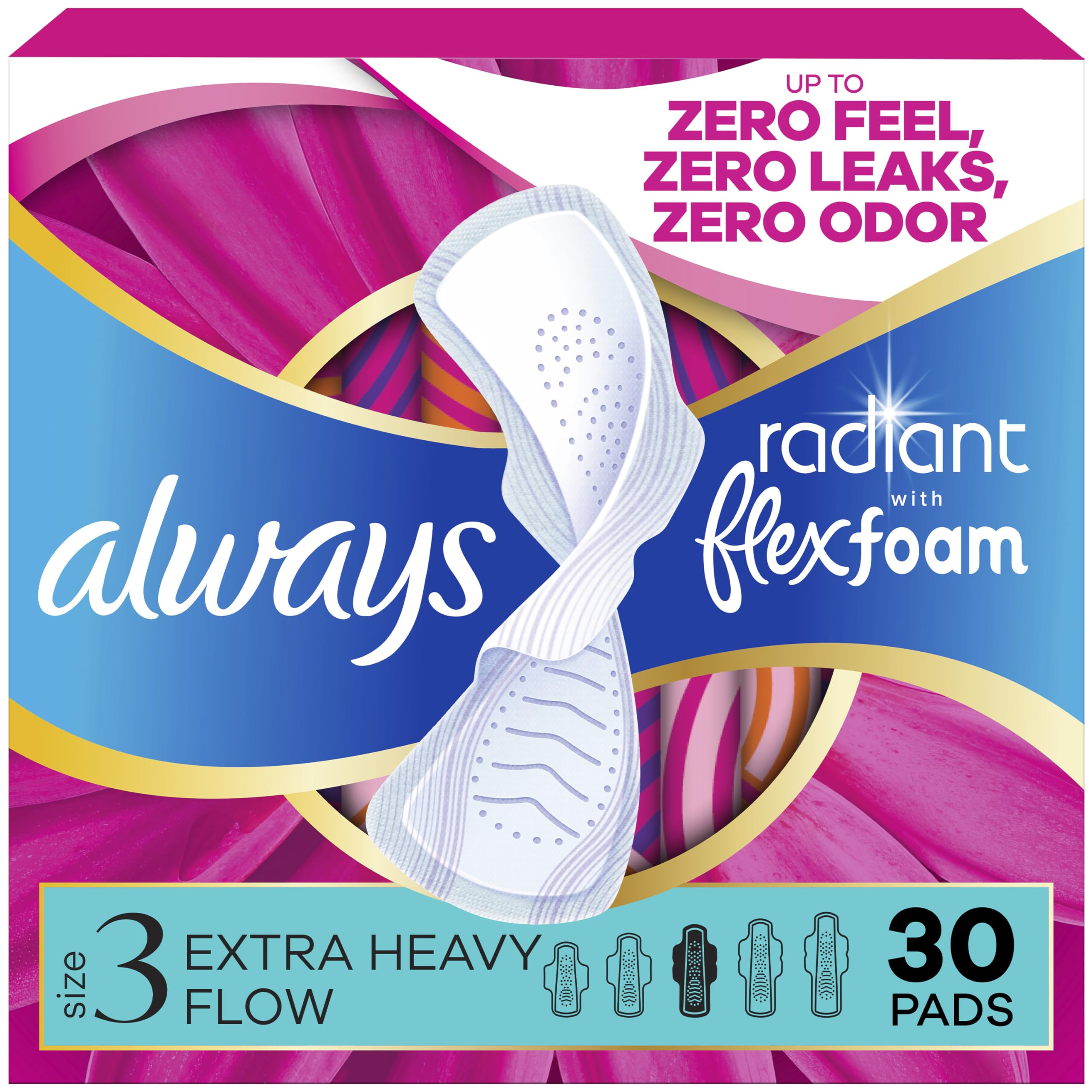Always Radiant Feminine Pads - feminine care | Mubboo