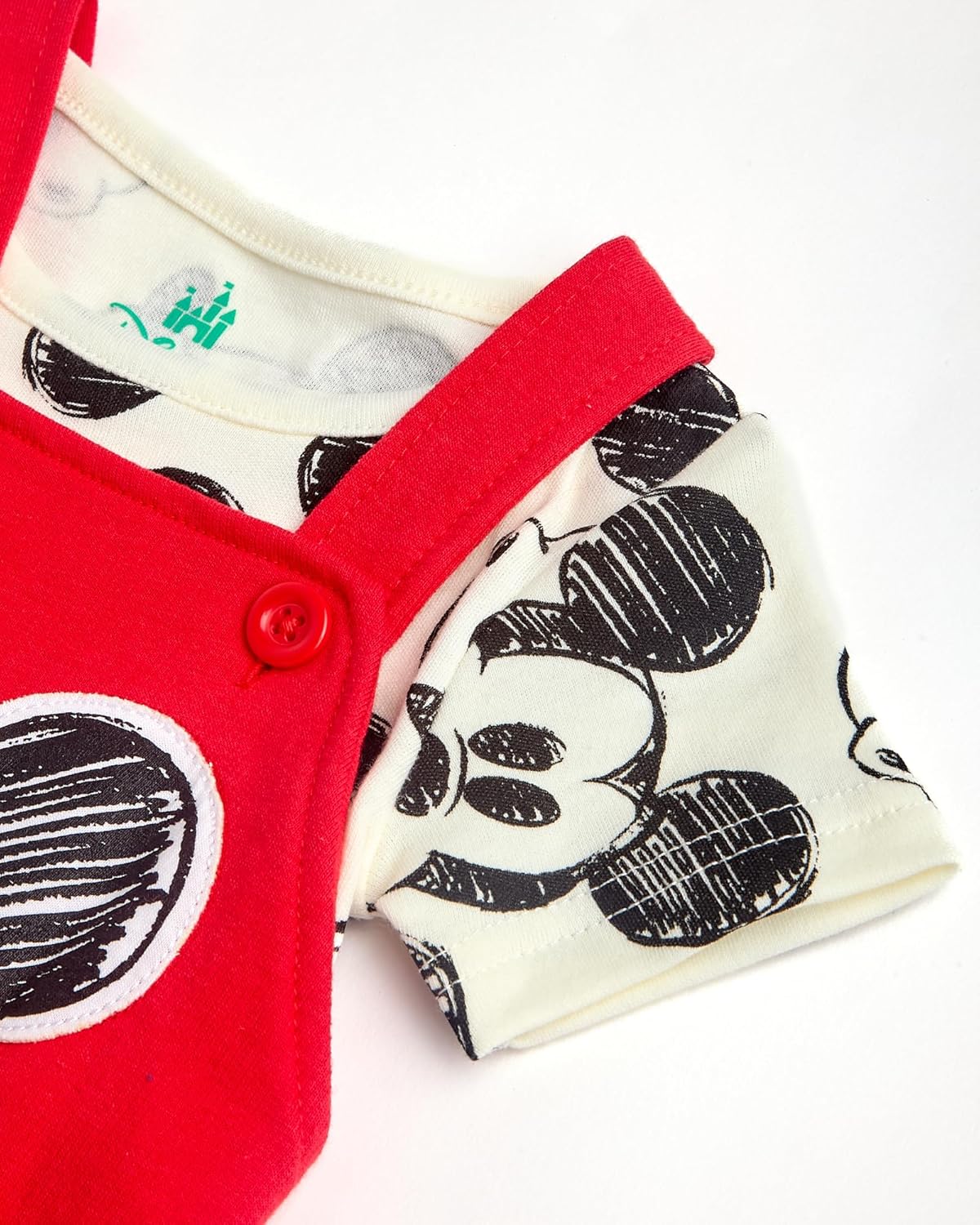 Disney Baby Boys Shorts Set - 2 Piece Spiderman Mickey Mouse Cars Winnie the Pooh Shortall Romper Shirt Short Set (0-3M-24M) - Image 3