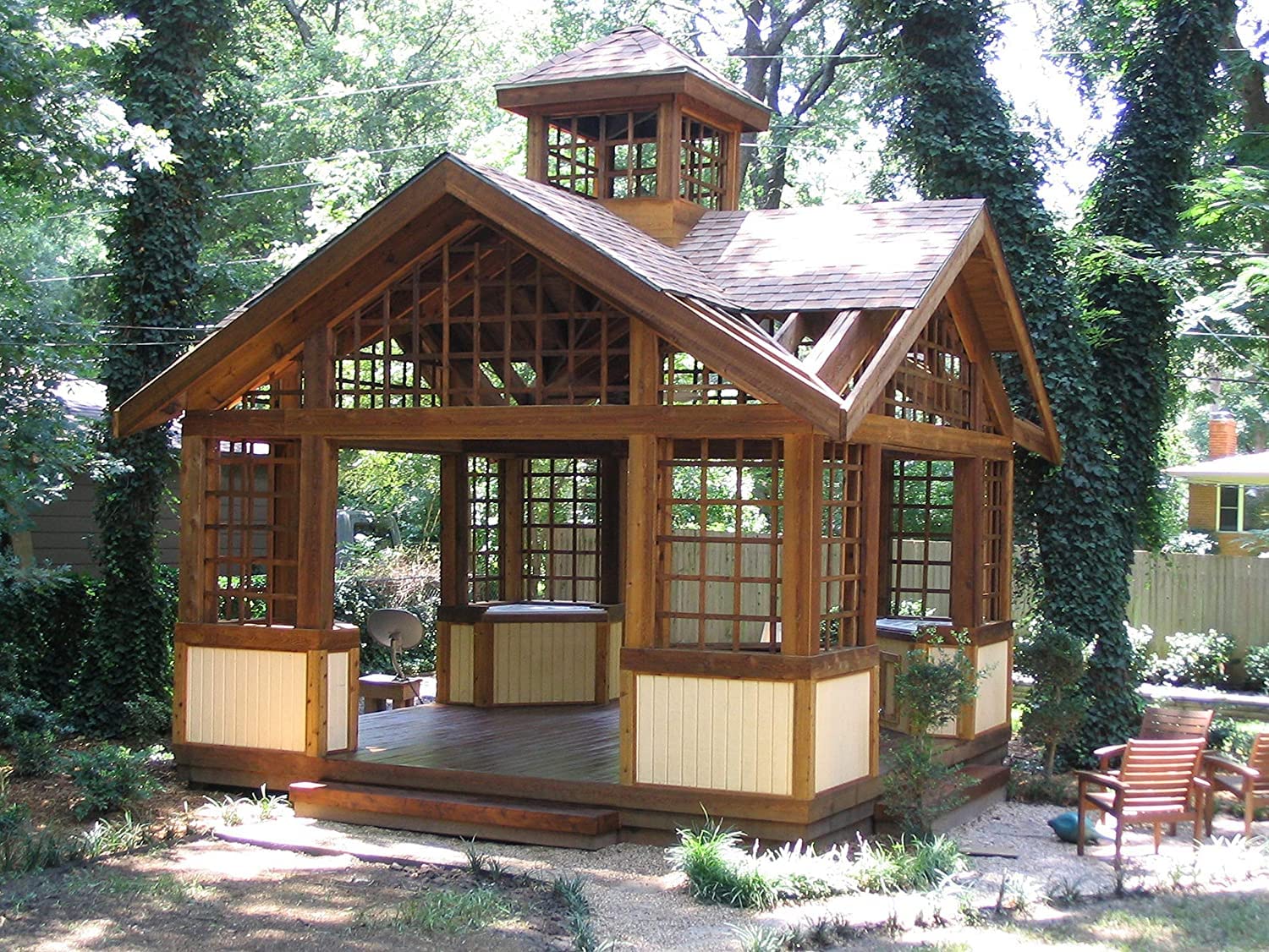 Ready Seal - Sellador de manchas para madera, cubierta y valla al aire libre, 1 galón, varios colores disponibles, fácil de aplicar, no necesita cepillado trasero y protección UV (Pecan #115)