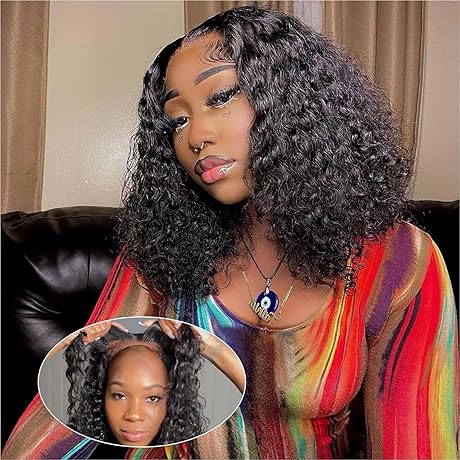 180 Density 5x5 HD Lace Closure Wigs 14 Inch Wear & Go