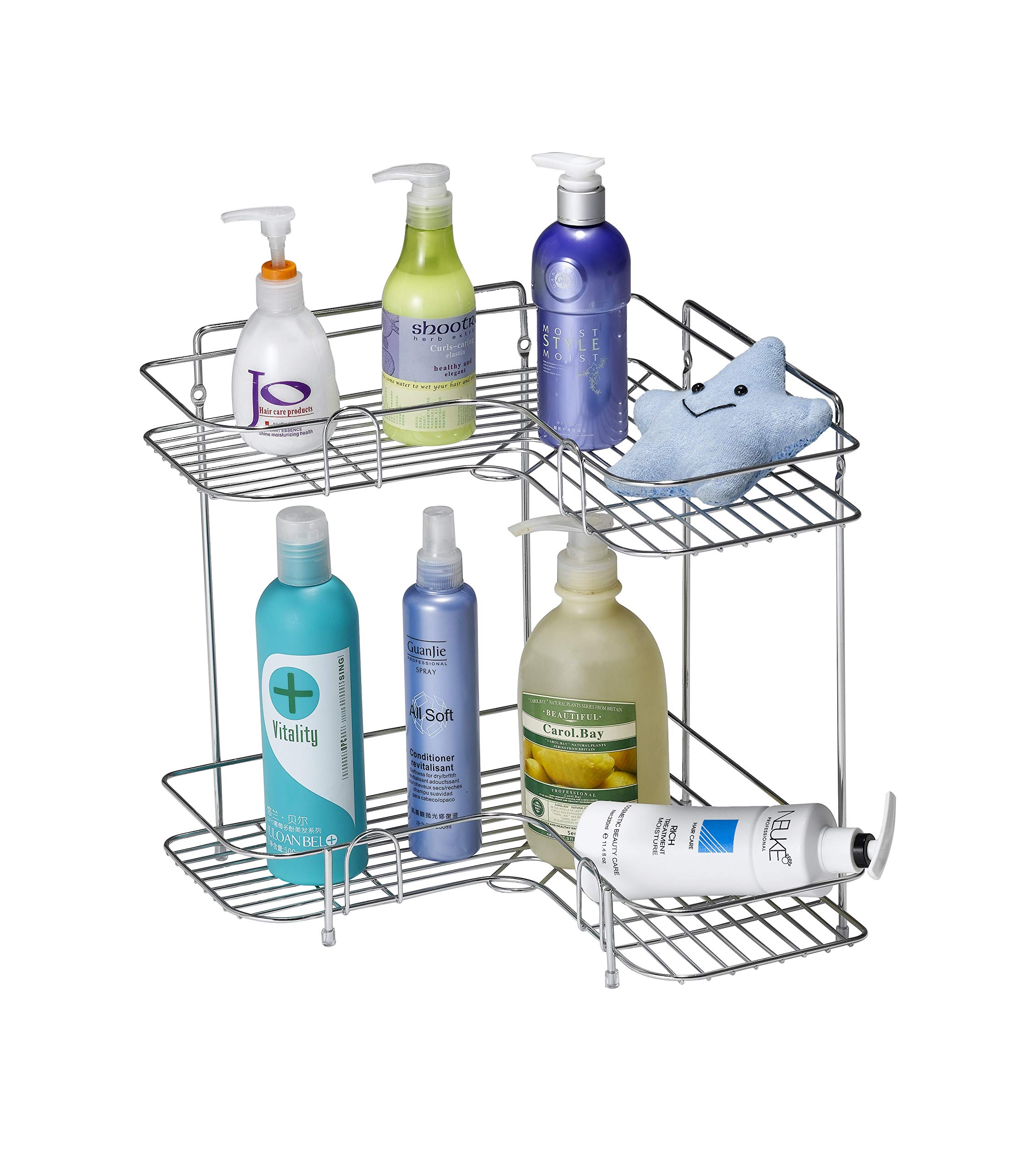 Delcasa 2 Tier Corner Rack, Dc1692