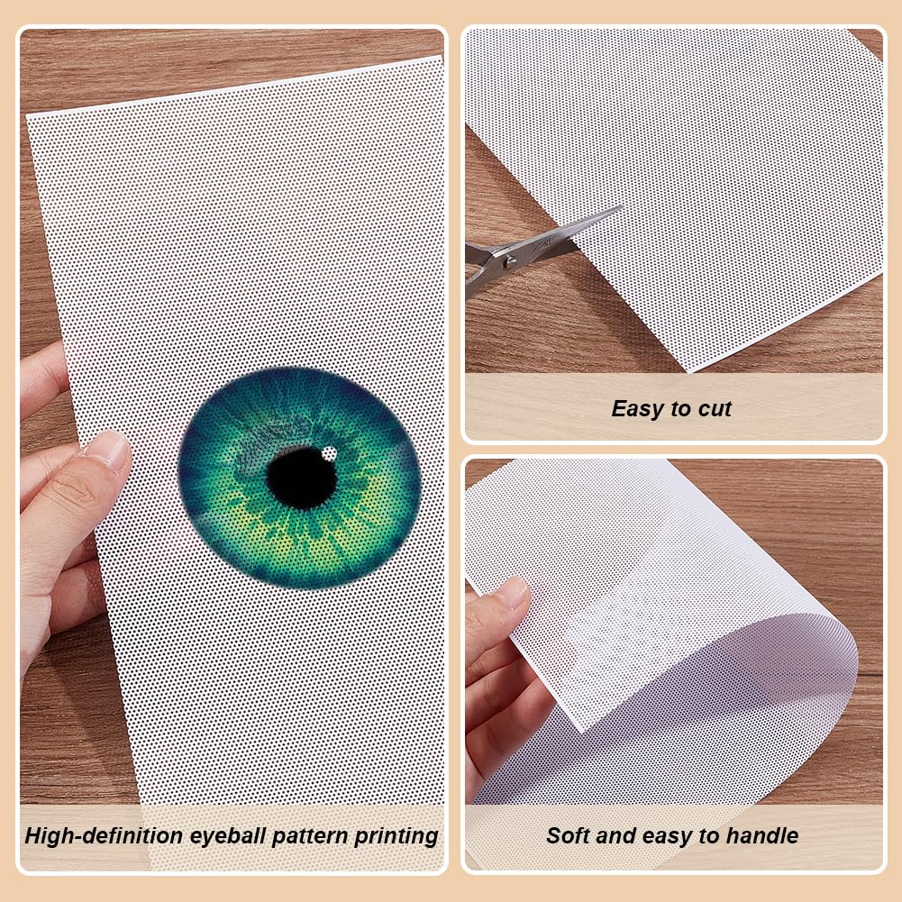 Filet PVC Pour Fursuit Cosplay - 100x30cm Noir 0.3mm - Personnalisable