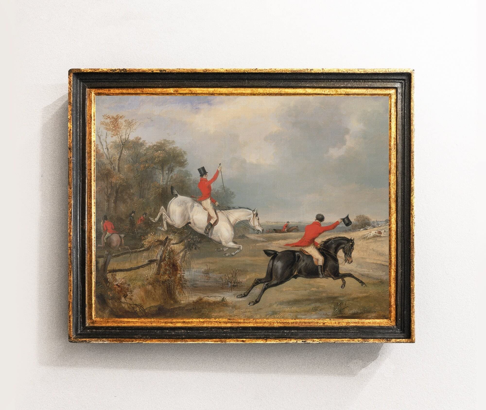 Horses Wall Print, Horses Wall Art, Equestrian Wall Art, Hunting Print, Equestrian Art, Vintage Print Posters, Horses Wall Décor, Horses Photo,55