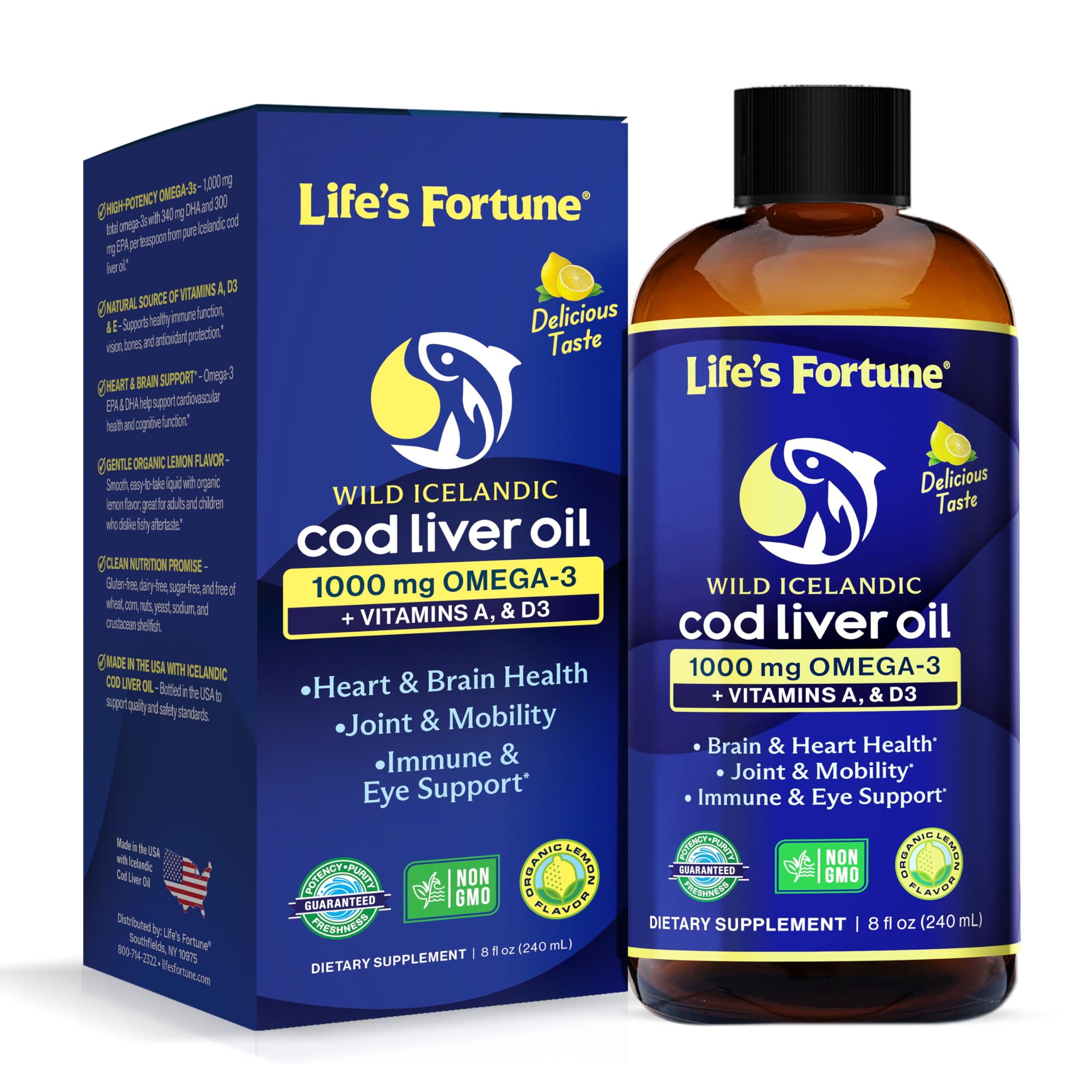 Life's Fortune Cod Liver Oil Liquid