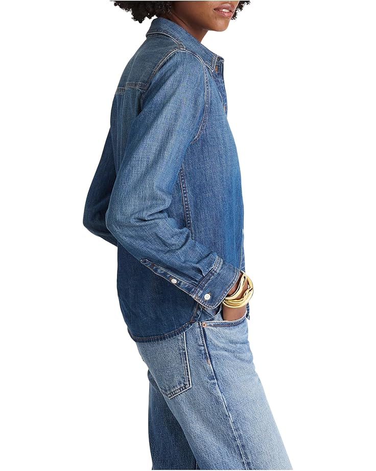 Madewell Perfect Tuckable Shirt In Greendale Wash - #2 of 5