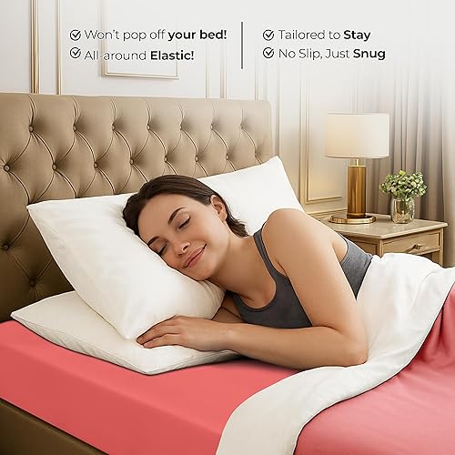 Miniatura 8 de Utopia Bedding Sábana bajera tamaño King, sábana inferior, bolsillo profundo, microfibra suave, resistente al encogimiento y a la decoloración,