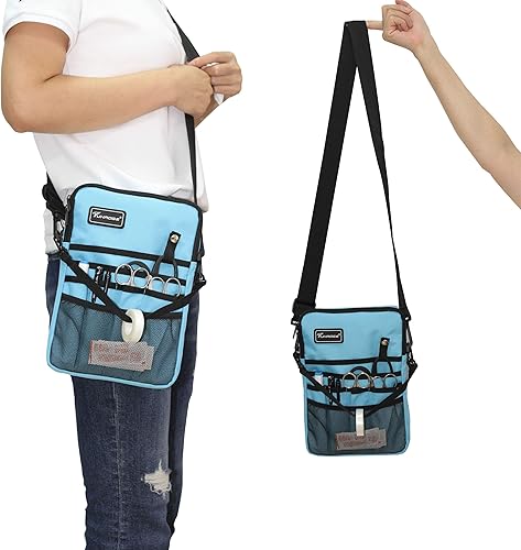 Vista 34 de Riñonera para enfermera con soporte para cinta, organizador de bolsillo para enfermeras para profesionales médicos, bolsa de cintura de enfermera