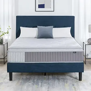Zinus Cool Support 12 Inch Hybrid Mattress, Cooling Gel Memory Foam, Heavy Duty Individually Wrapped Coils, Soothing Pressure Relief, Medium Firm Feel, CertiPUR-US Certified, Queen