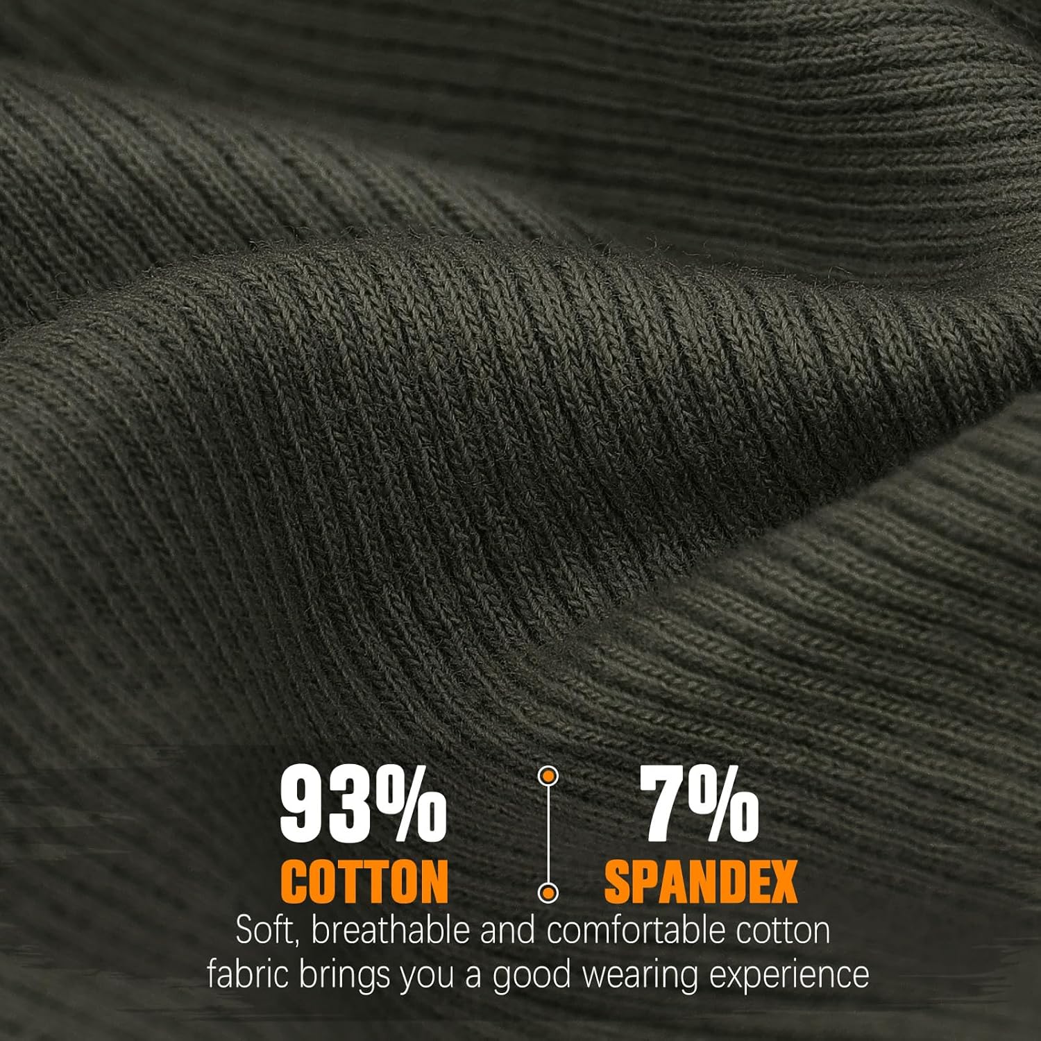 Slouchy Beanie for Women, Mens Soft Cotton Beanie Hat, Double Layer Windproof Skull Cap for All Seasons - Image 2