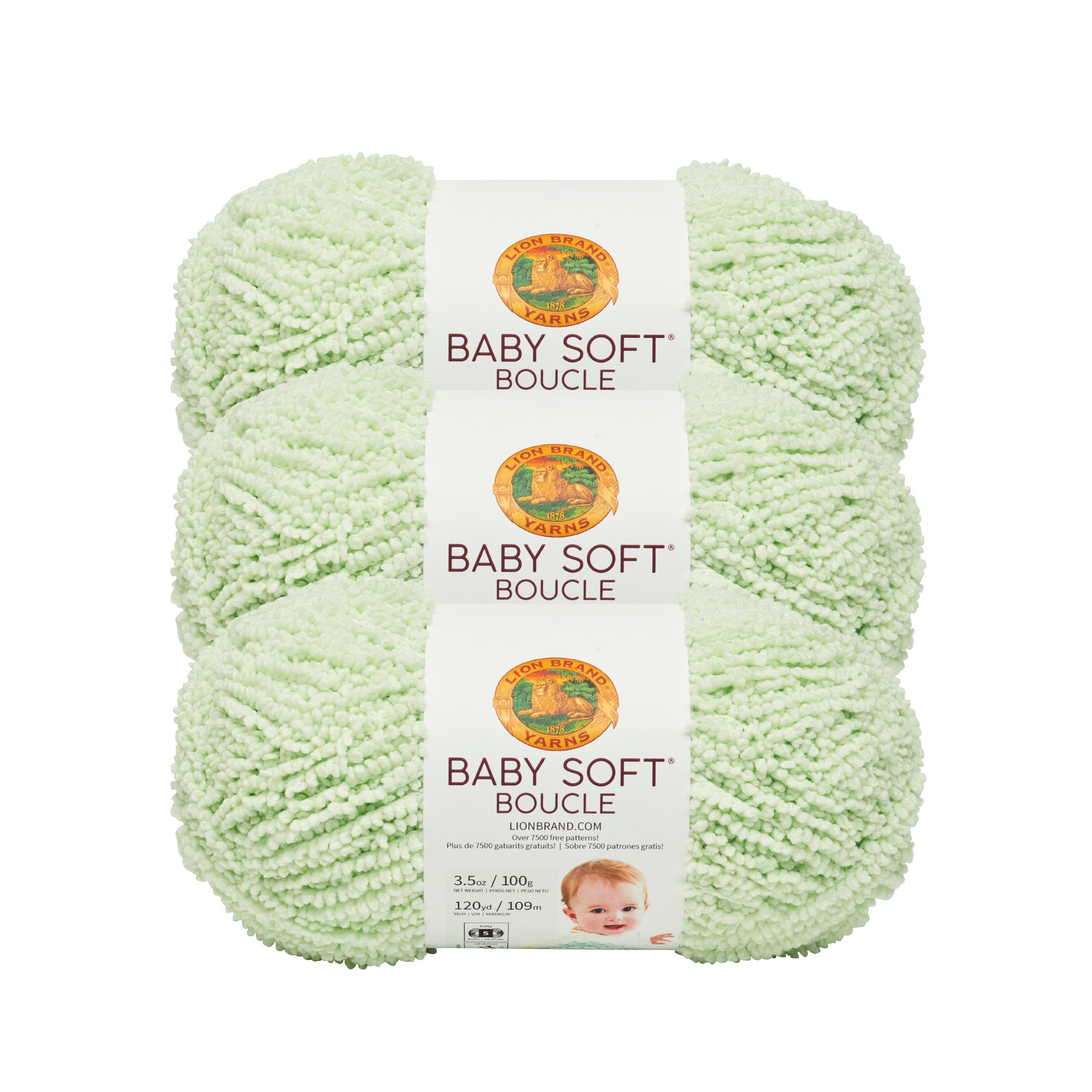 Lion Brand Baby Soft Boucle Yarn-Sprout : Amazon.ca: Home