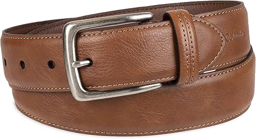 Miniatura 2 de Columbia Mens Trinity Logo Everyday Casual Dress Belt, Regular and Big and Tall Sizing