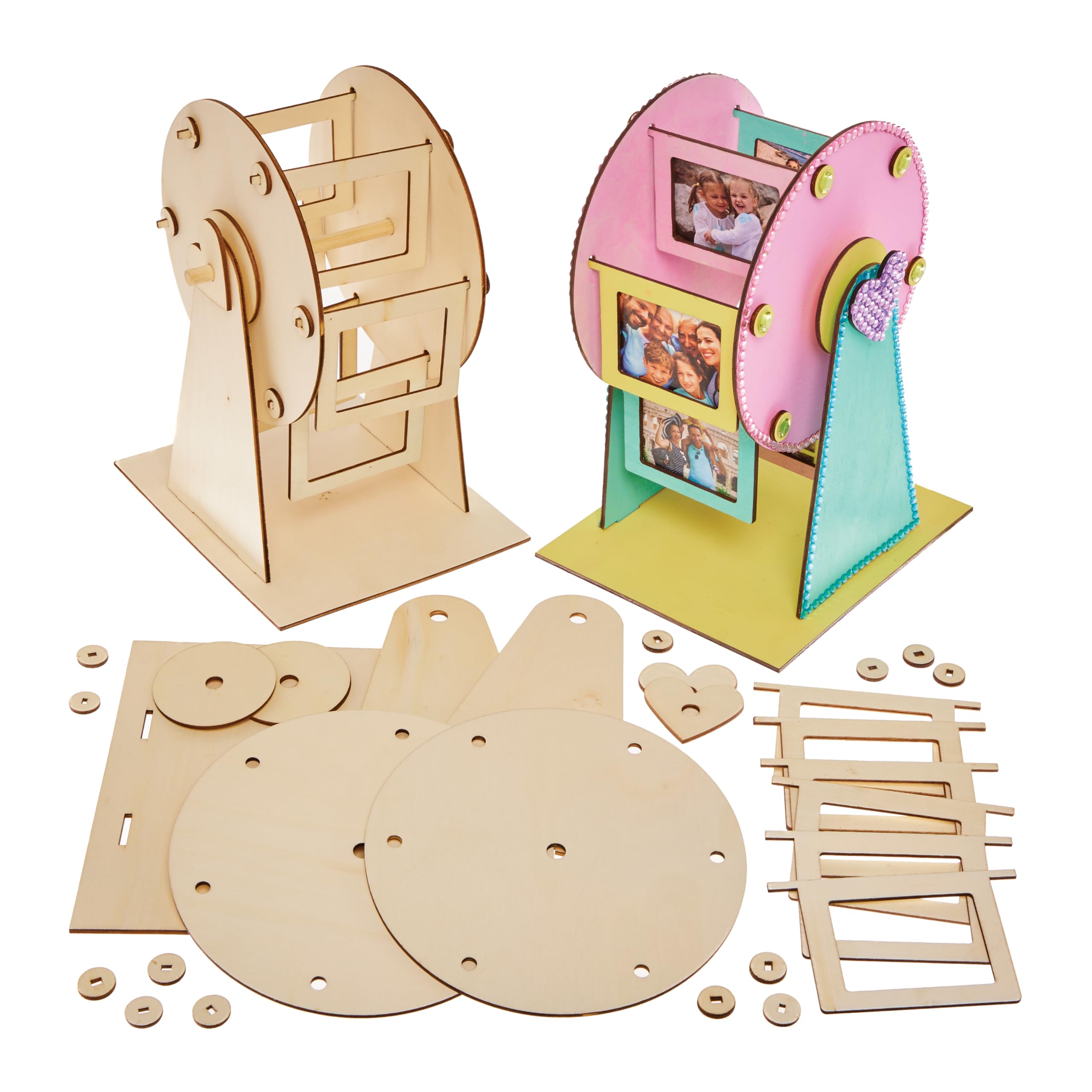 6 Pièces 19X14 Cm Cadre Photo En Bois Rectangulaire Cadres Photo En Bois Massif Brut Cadre Photo Creatif Pour Dessin Pour Enfants Projet De Dessin Diy Affichage De Table