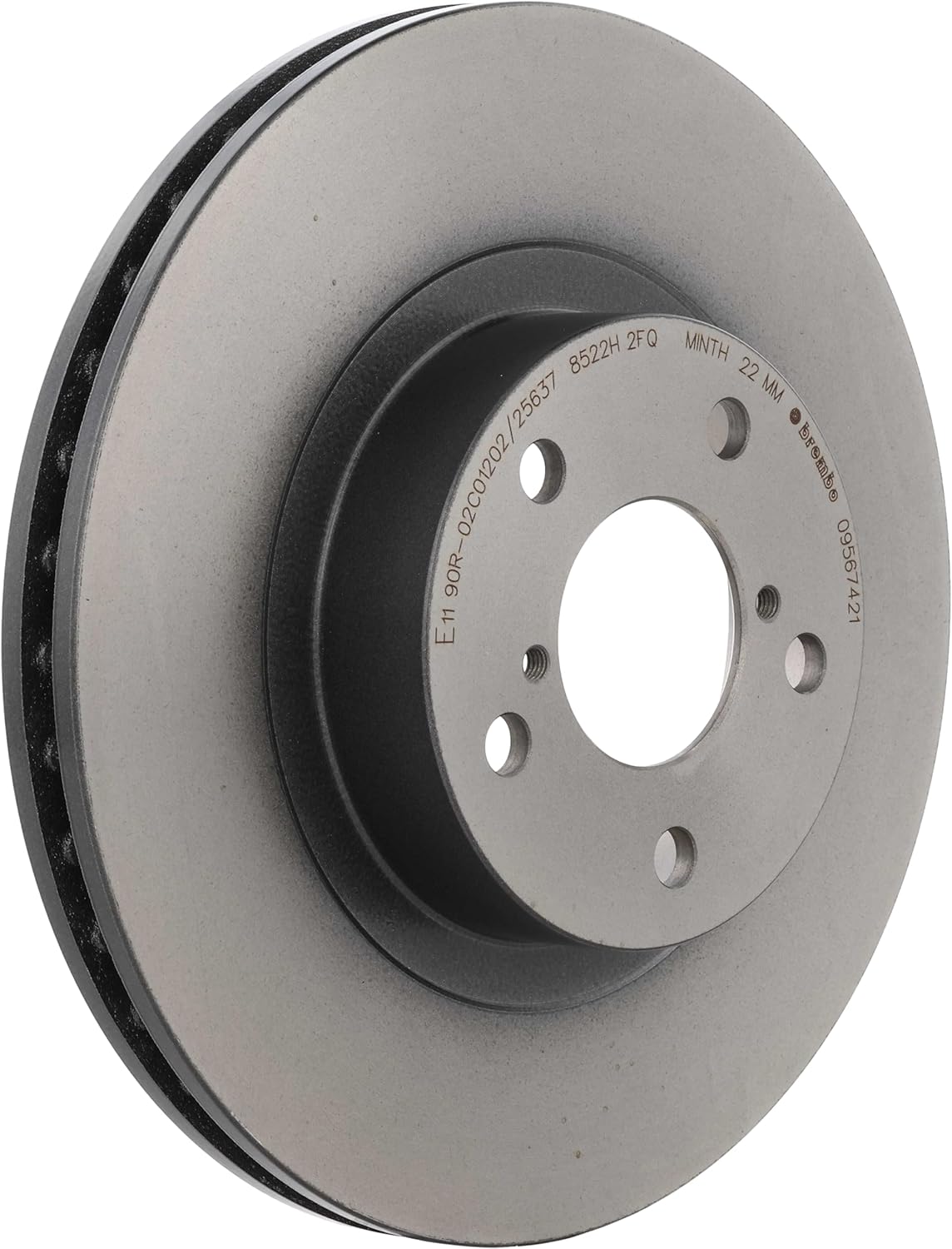 Brembo 09.5674.21 UV Coated vented Front Brake Rotor SUBARU/TOYOTA OE# 26300AE071