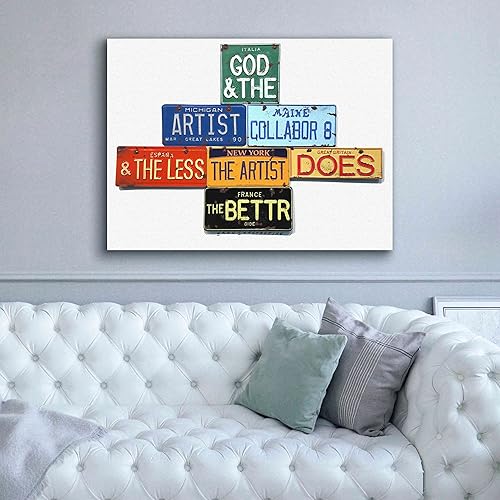 Miniatura 4 de Epic Graffiti Gide God And Artist" por Gregory Constantine, lienzo de pared giclée, 54 x 40 pulgadas