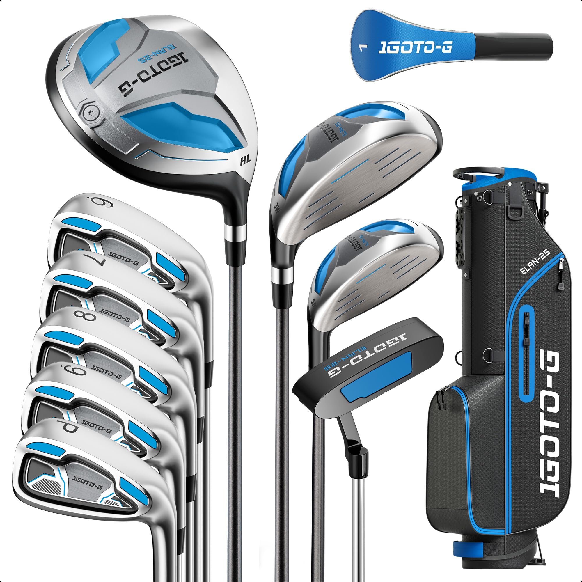 View 1 of 1GoTo-G Men's 11-Piece Golf Club Set