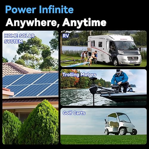 Miniatura 8 de Wattcycle Batería de litio LiFePO4 de 12 V 100 Ah  20000 ciclos, BMS integrado de 100 A, protección a baja temperatura, ideal para RV, camping y