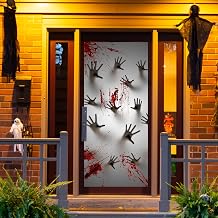 JOYIN Halloween Door Cover DecorationsIndoor Zombie Hands, Halloween Haunted House Decoration Window Door Cover, 72" x 30" Party Supplies Favors for Garage Wall
