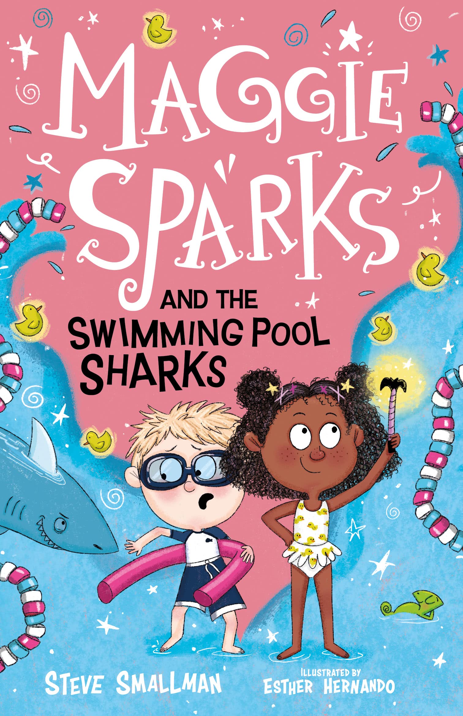 Steve Smallman Maggie Sparks & the Swimming Pool Sharks Book