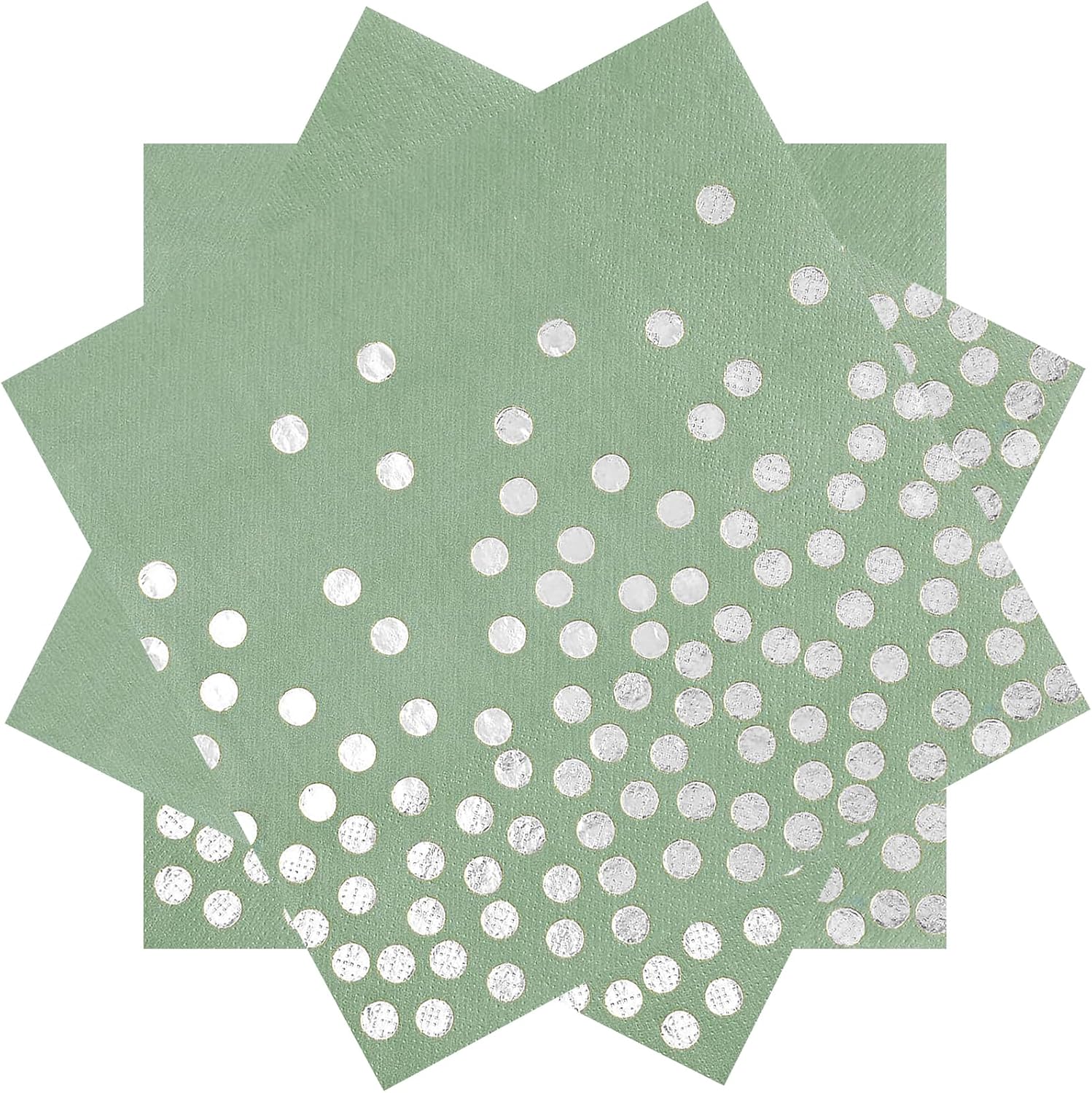 13 x 13 In Sage Green Napkins,Sage Green Cocktail Napkin