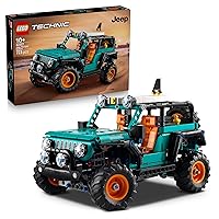 LEGO Technic SUV Jeep Wrangler Rubicon Giocattolo - Modello di Macchina Fuoristrada con Motore V6