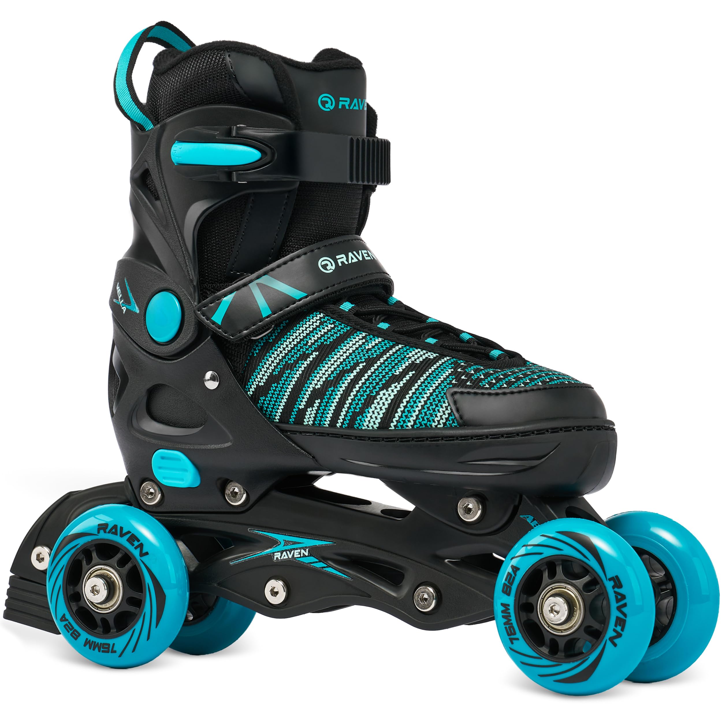 RAVEN 3in1 Inline Skates Pattini in linea Triskates Pattini a rotelle per bambini e adulti regolabili