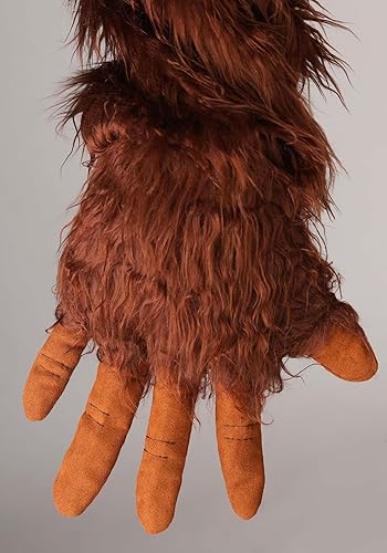 Miniatura 5 de Disfraz de pie grande para hombre, disfraz de Sasquatch de talla grande, traje y máscara de pie grande