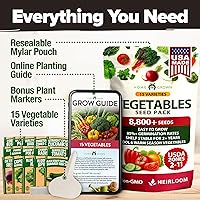 Vista 7 de 15 semillas de verduras autóctonas – Más de 7,000 semillas de supervivencia y equipo esencial de preparación de emergencia, semillas de verduras sin