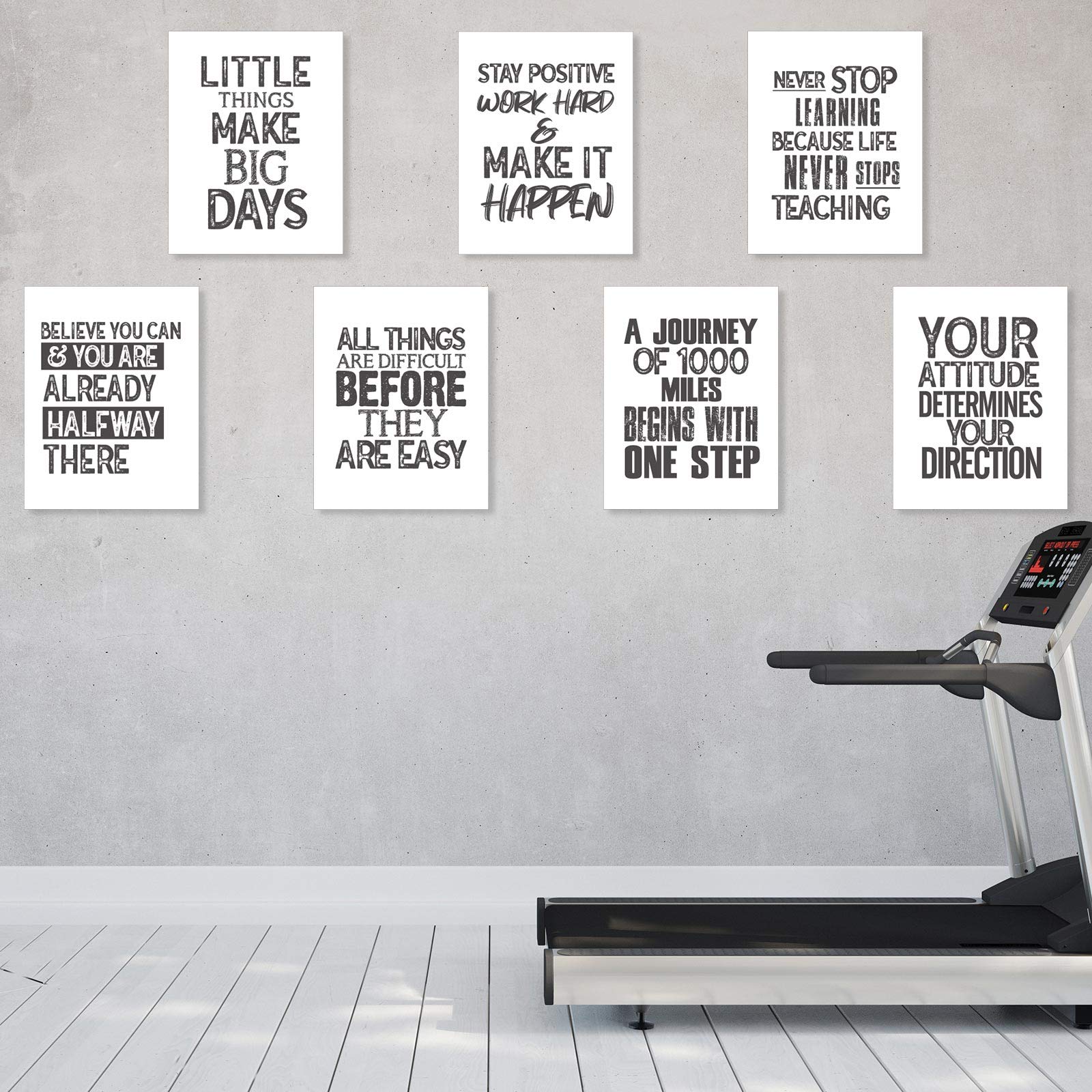 10 Pieces Inspirational Wall Posters Motivational Quote Posters